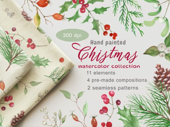 Download Hand Painted Christmas Collection - Paint Collection