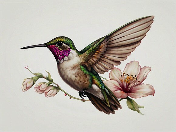 Download Hummingbird Watercolor Paint - Paint Collection