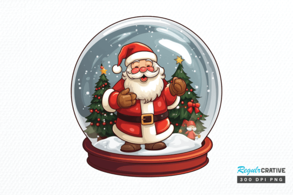 Download Christmas Snow Globe Clipart Png Design - Premium Bundle