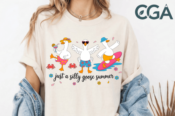 Download Retro Silly Goose Summer PNG - Premium Resources