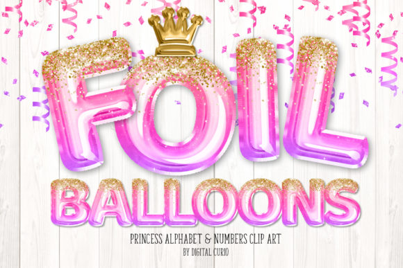 Download Princess Foil Balloon Alphabet Clipart - Balloon Collection